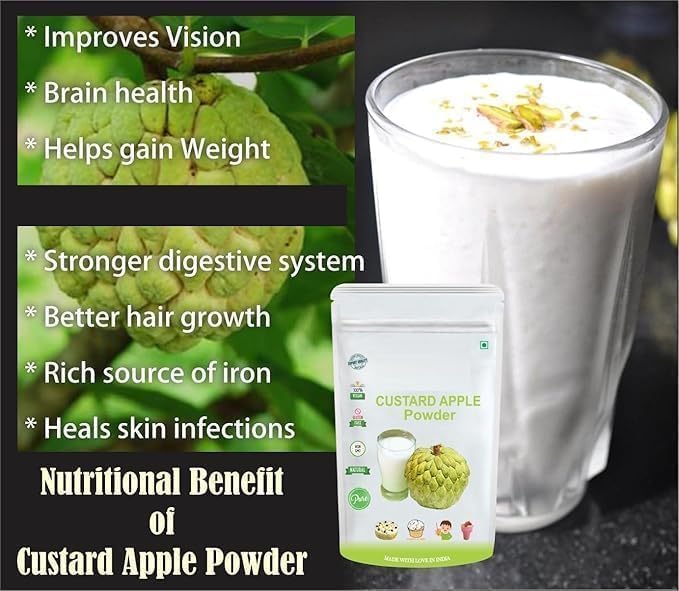 Custard Apple Fruit Powder Sitaphal Powder Dry - 200 GM