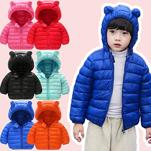 Toddler Baby Warm Jackets Boys Girls Kids Hoodie Fall Winter Coats Outerwear Clothes Windbreaker Zipper Cardigan2