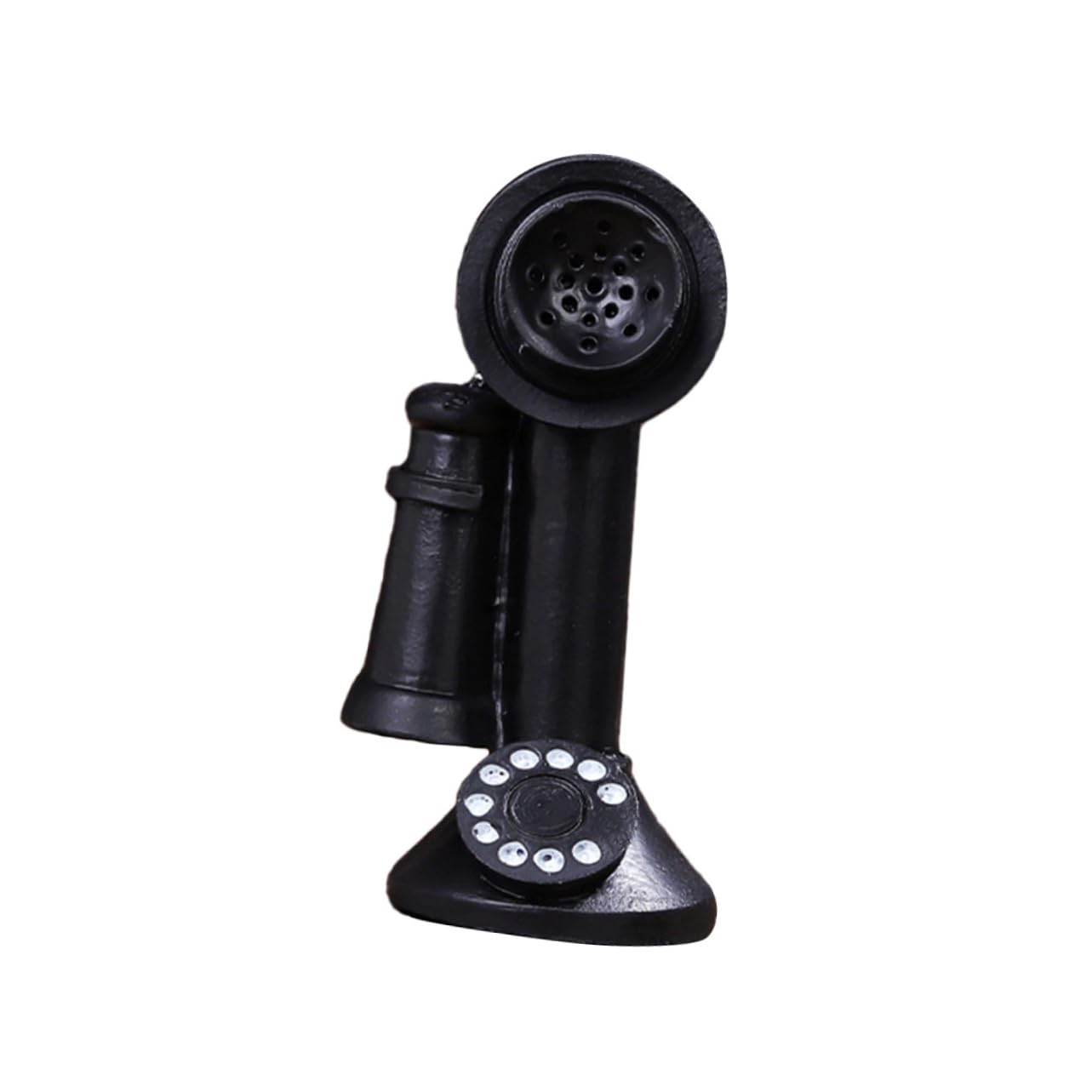 NAMOARLY 1Pc Vintage Miniature Retro Telephone Resin Decor Home and Desk Ornament for Photography Props Retro Mini Telephone Decoration