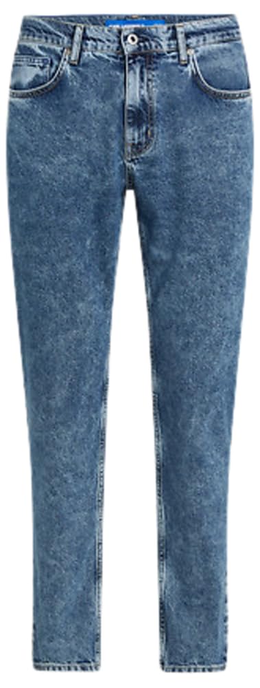 KARL LAGERFELD JEANS Men Tapered Denim Acid Dark Blue 3432
