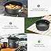 Camping Cookware Kit Backpacking, 0.33Gal Pots and 0.17Gal Pans Set,0.08Gal SUS304 Cup, Forks Knives Spoons for Hiking,Camping,Outdoor Cooking,Picnic,Solo Camping cookware