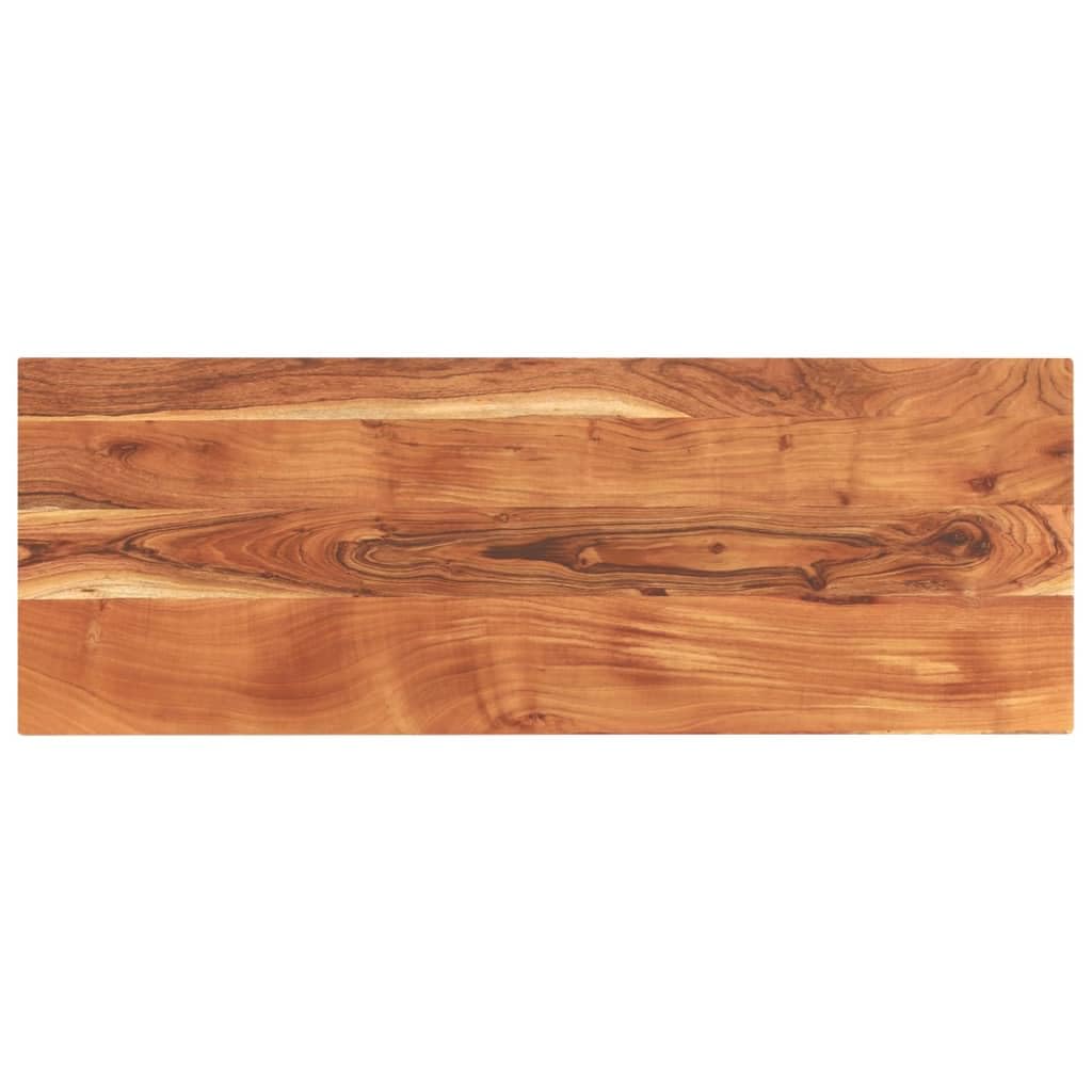vidaXL Piano Tavolo 140x50x3,8 cm Rettangolare Legno Massello Acacia, piano per tavolo rettangolare, piano tavolo in legno, piano per tavolo da pranzo