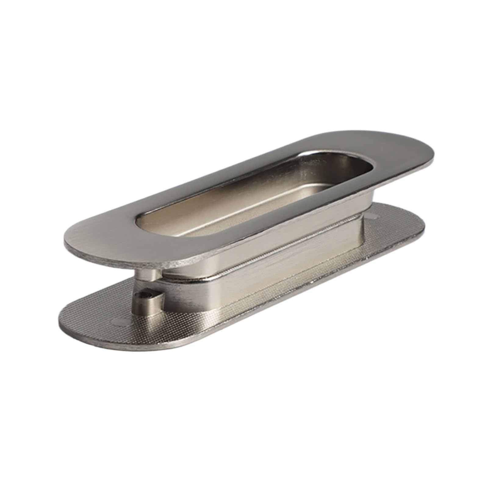 Lgoijhdvz Brushed Sliding Door Handle, Embedded Concealed Knobs Stainless Steel Cabinet Drawer Hidden Buckle Kitchen Pull(Brushed)