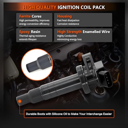 Image of UF247 Ignition Coil Pack for Toyota Corolla 1.8L 2000-2008