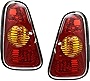 Garage-Pro Tail Light Set of 2 Compatible with 2002-2004 Mini Cooper Primed CAPA Driver and Passenger Side