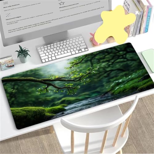 Tapis de souris gaming branches de bois 800x300mm et 3mm d'épaisseur pour bureau