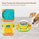 Potaroma Dog Puzzle Toy 2 Levels, Slow Feeder, Pup Food Treat Feeding Dispenser for IQ Training and Entertainment for All Breeds 4.2 Inch Height - Image 5