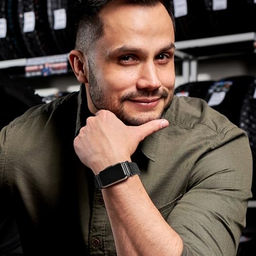 Sunnyson 3 Pack Stretchy Nylon Watch Bands Compatible with Mindrose H80 1.47 inch Smart Watch,Adjustable Loop Soft Elastic Replacement Straps for Mindrose H80 Fitness Trackers IP68 for Women Men3