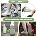 2 Pairs Shoe Covers for Rain with Storage Bag, Reusable Silicone waterproof shoe covers for Men & Women, Elastic Rain Shoe Covers for Rain, Mud, Outdoor, Garden - White (X-Large)