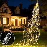 Redefun Lichterschweif 2M 200 LED Lichterbündel mit Strom...