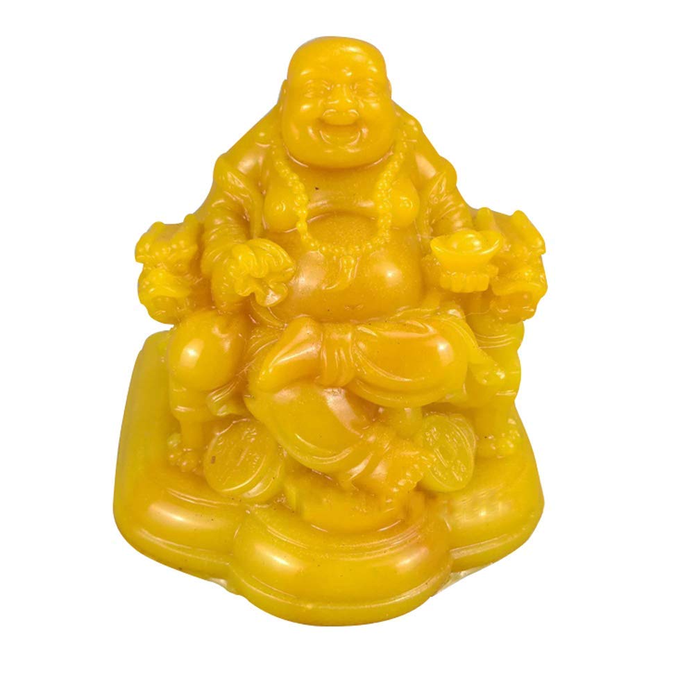 Statues de Bouddha riant en jade cadeau idéal Richesse Bonne Chance et bonheur