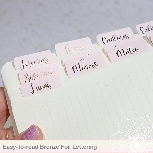 Miniatura 2 de Idyllic Grace - Spanish Bible Tabs - Be The Light - Bible Journaling - Spanish Directions - Catholic