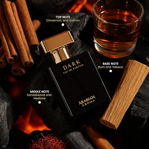 Image of Arabian Aroma Dark & Royal Oud Eau de Parfum Combo | Long Lasting Perfume for Men | Premium Fragrance Set (Pack of 2-30ml Each)