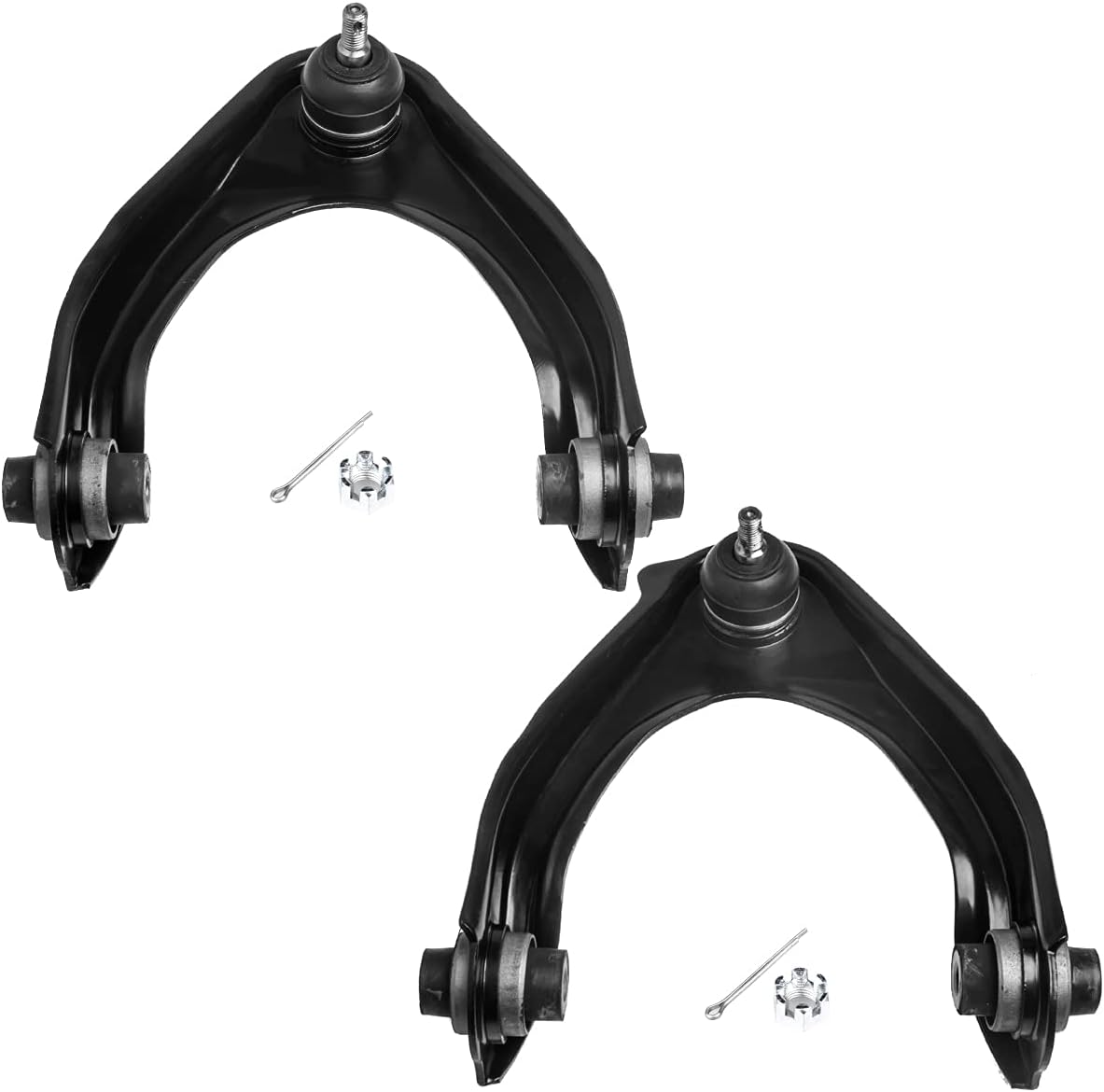 Front Upper Control Arm and Ball Joint Assembly Compatible With 1997 1998 1999 2000 Acura EL /1996-2000 Honda Civic AUQDD K90450 K90451 Left Right 2Pc Set Suspension