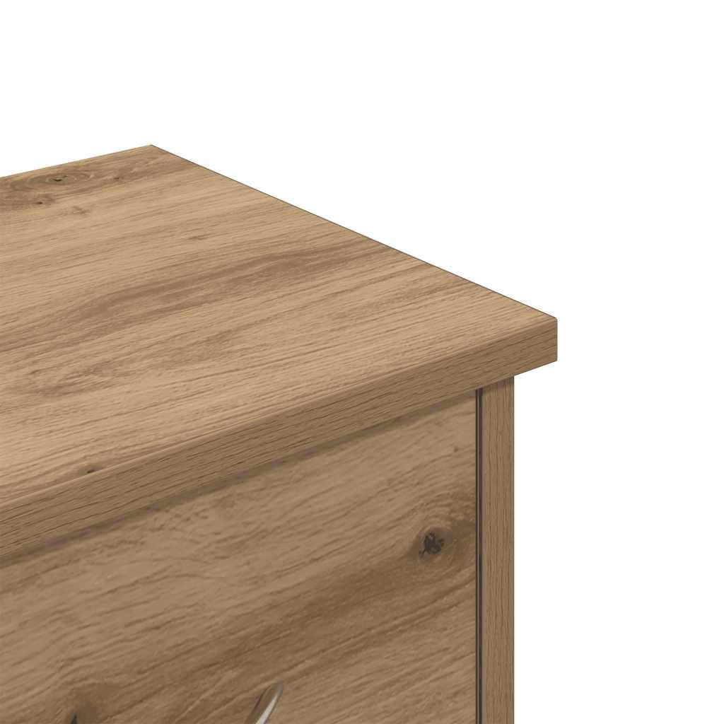 Genérico Armario de Pared Madera ingeniería Roble Artisan 88x26x18,5 cm,Mobiliario,Estanterías,Estantes y estanterías,855861