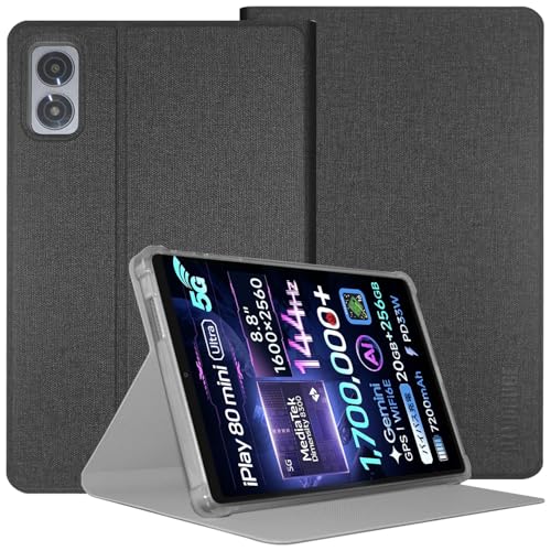 JIAYJP for ALLDOCUBE iPlay 80 mini Ultra �p �P�[�X �J�o�[ �p�x���� �X�^���h ���^ �S�ʕی� �X�����t�B�b�g �X�^���h�@�\�t�� �X�^���h�@�\�t��ALLDOCUBE iPlay 80 mini Ultra �J�o�[��