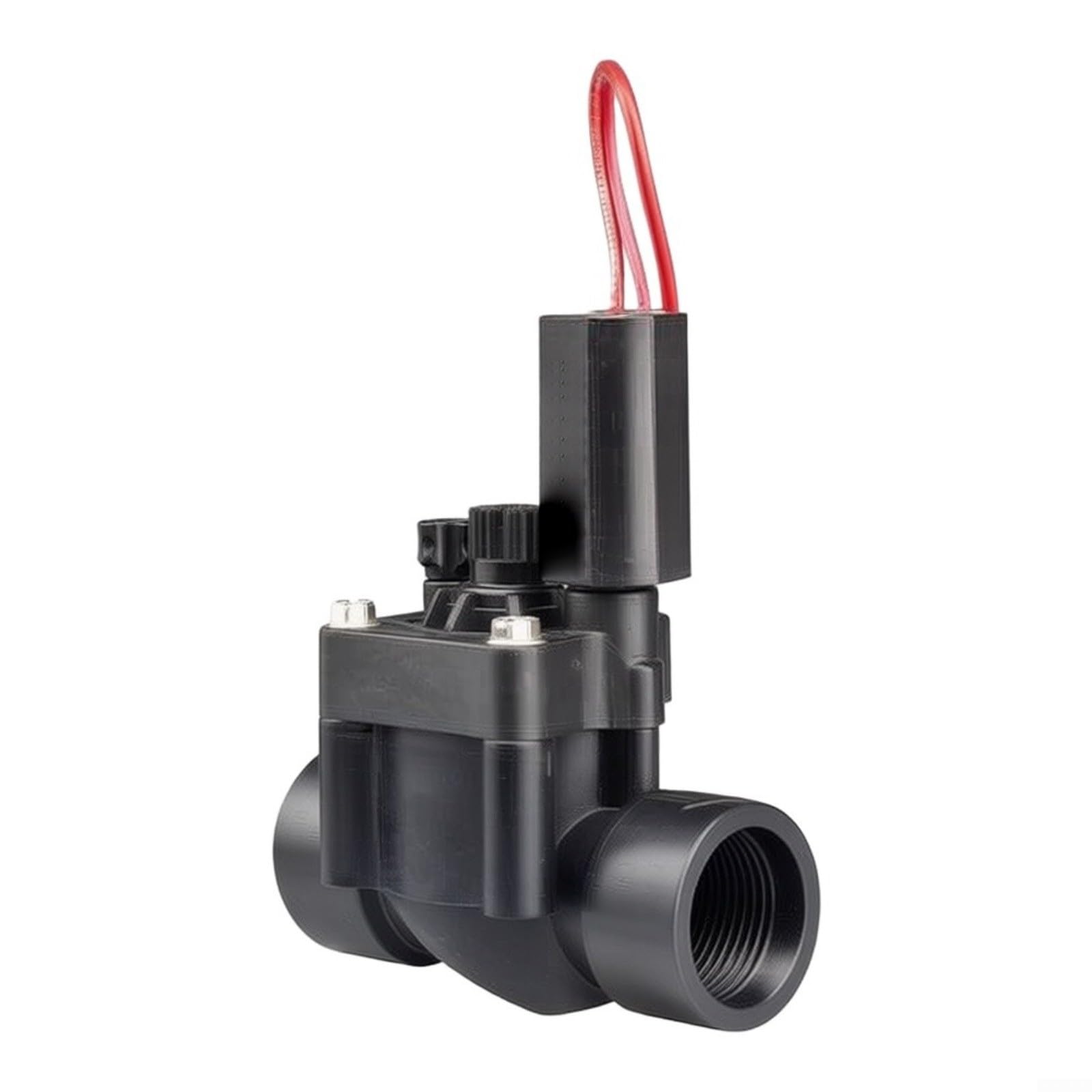 Electroválvula PGV101 AC 24 V DN25 1 pulgada para aspersor de césped riego robusto doble diafragma válvula de control automático de jardín negro fácil montaje