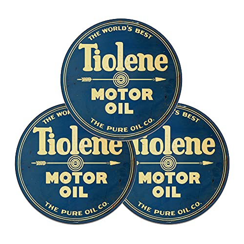 Tiolene Motor Oil World's Best Pure Motor Oil Gasoline Reproduction