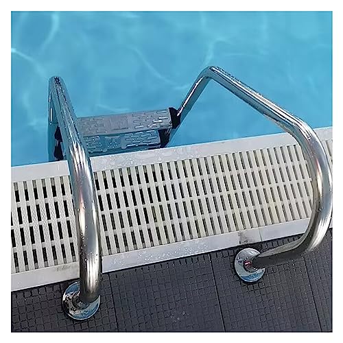Escalera para piscina de acero inoxidable 2 peldaños miniatura 1