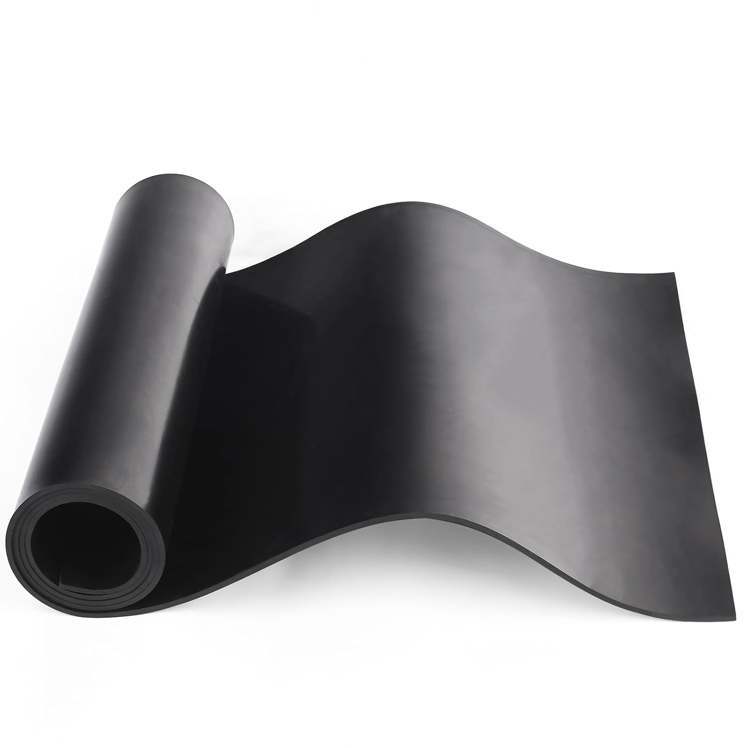 HooTown Neoprene Rubber Sheet, Insulation, Anti-Vibration, Anti-Slip, for Weather Stripping, Gasket, Shield, High Temp Gasket Material, No Adhesive Backing 1/8" Thick x 40” Wide x 40” Long 40” Wide x 40” Long 1/8" Thick