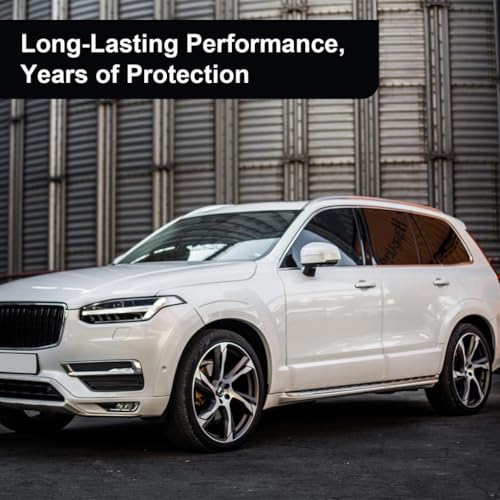 Image of Professional Auto Window Tint Film Roll, 20% Premium Carbon Car Window Privacy Film, 24IN x 100FT- UV Protection, Scratch & Heat Resistant - Blackout Shade for Car Windows