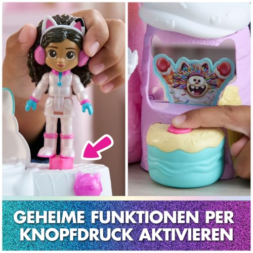 DREAMWORKS GABBY'S DOLLHOUSE: DER FILM - Zuckerguss-Gebirge Spielset, 12-teiliges Spielset mit Gabby Figur, Leopold & Puppenhaus-Zubehör… – Ansicht 4