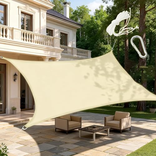 Voile d'ombrage pour le camping bâche de jardin rectangulaire imperméable 1x2,5m - 2