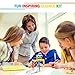 2Pepers Electric Motor Robotic Science Kits for Kids (4-in-1), DIY STEM Toys Kids Science Experiment Kits,Building Educational Robotics Kit for Boys and Girls,Circuit Engineering Science Project Kits