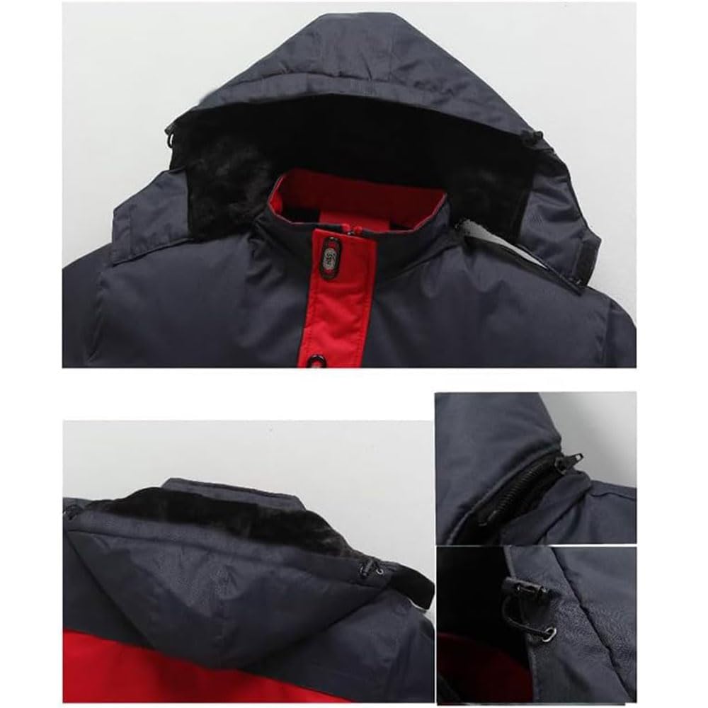Chaqueta para Hombre/Mujer W-R_C Sudadera de algodón Grueso Otoño e Invierno Deportes al Aire Libre con Capucha punto/C/L