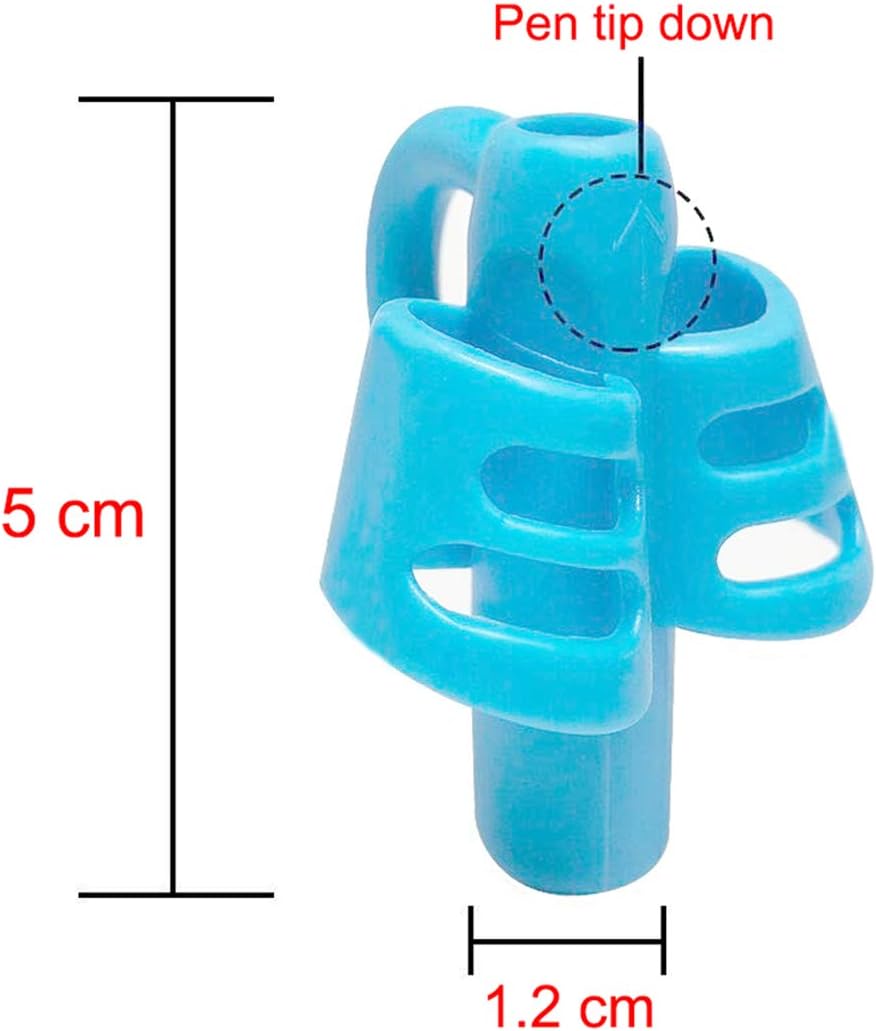 Pencil Grips - Children Pen Writing Aid Grip Set Posture Correction Tool for Kids Preschoolers Children,Hollow Ventilation (Pencil Grips 4P)