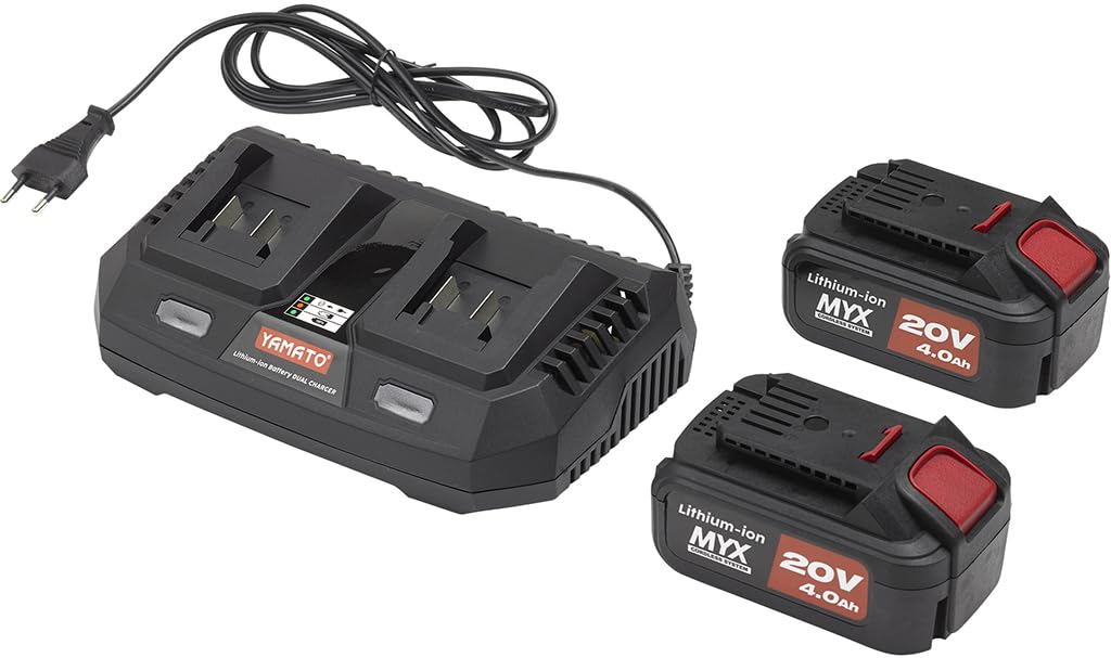 Yamato Kit 2BATTERIE 20V 4Ah + Caricabatterie MYX 54116