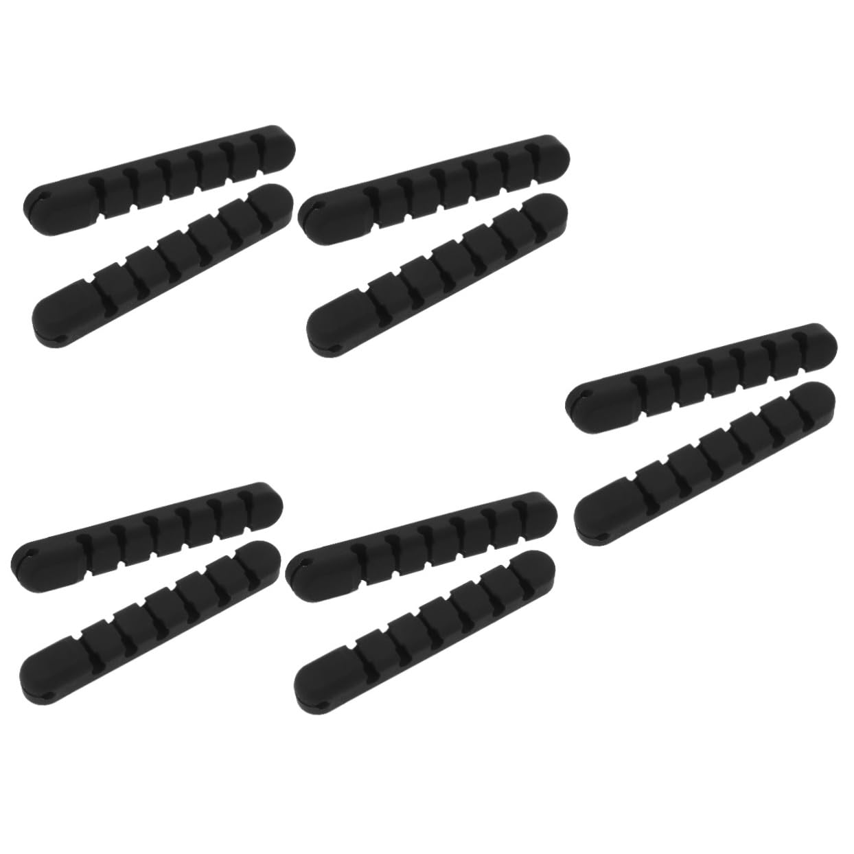 DOITOOL 10 Piezas Organizador Cable Clips De Alambre Soporte De Cable Abrazaderas De Cable Eléctrico Clips De Cable Clips De Alambre Para Pared Clips De Alambre Adhesivo Abrazaderas De