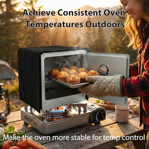 Camping Oven Cover | Camp Oven Shield | Heat Resistant Burn Proof Blanket Cover for Portable Camping Oven by Buraku - Image 6