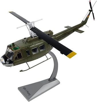 1/48 UH-1 Huey Helicopter Model Alloy Die-Casting Military Aircraft Model Static Collection for Display