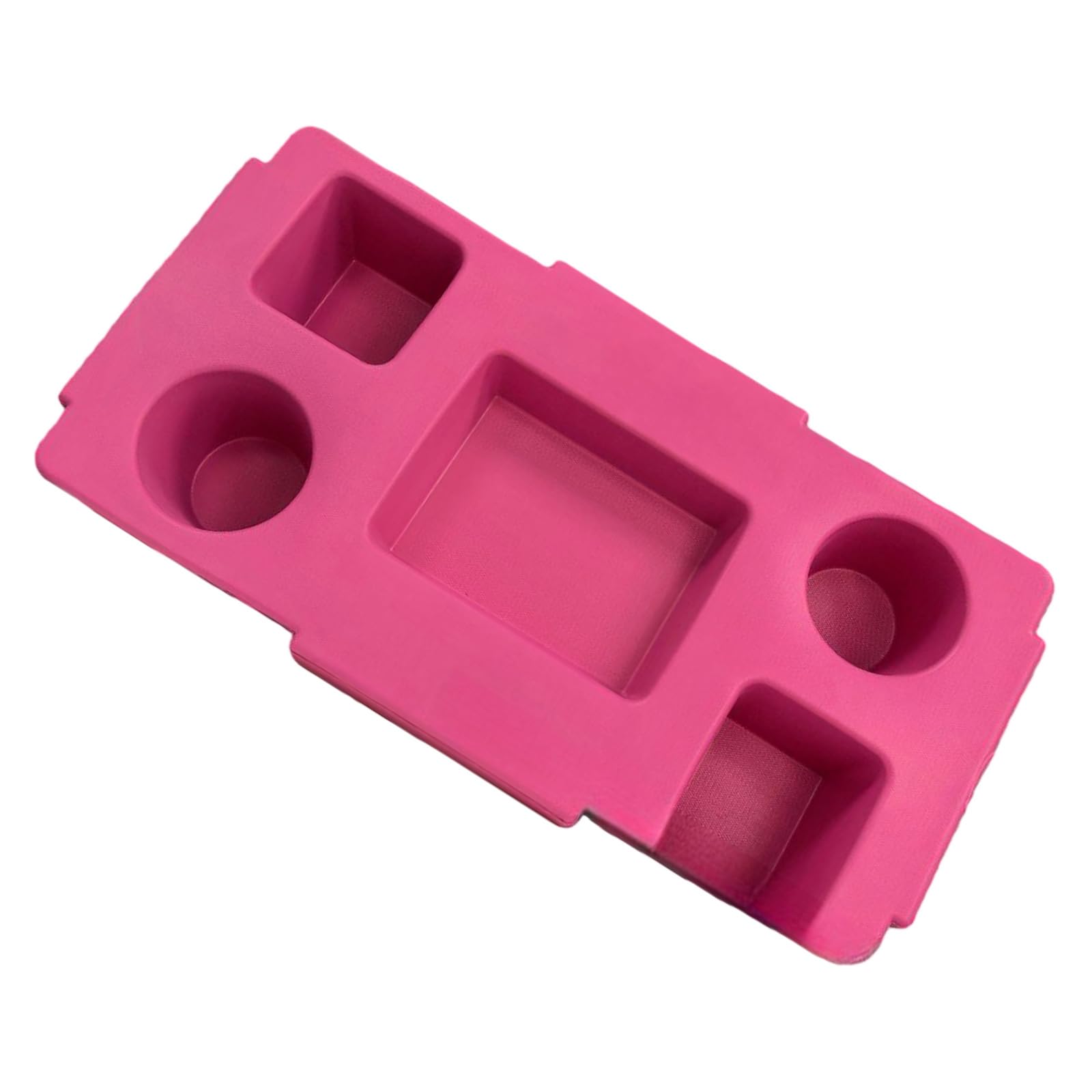 EVA Beach Organizers Tray with Compartments for Sand Toy and Essential Portable for Travel Sturdy Sturdy Beach Gear