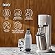 sodastream Wassersprudler Duo mit CO2-Zylinder, 2X Glasflasche und 2X 1L spülmaschinenfeste Kunststoff-Flasche, Weiß, Höhe: 44 cm