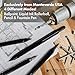 Monteverde USA 9-in-1 Tool Ballpoint Pen in Black – Multifunctional Pen with Stylus, Screwdrivers, Level, and Ruler – Exclusive Collection, Great Gift for Professionals