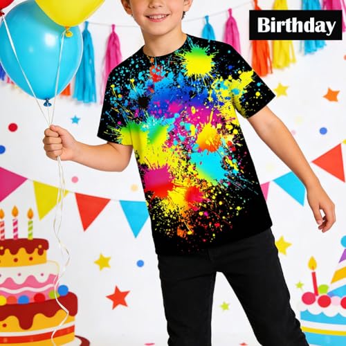 Image of LAIDIPAS Boys Girls 3D Graphic T-Shirt Short Sleeve Tops Tees 6-16 Years