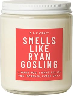 C&E Craft - Smells Like Ryan Gosling Candle - Midnight Musk Scented All Natural Soy Wax - Delightful Intense Fragrance - 8 Ounce Candle