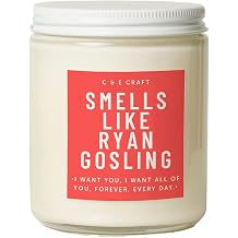 C&E Craft - Smells Like Ryan Gosling Candle - Midnight Musk Scented All Natural Soy Wax - Delightful Intense Fragrance - 8 Ounce Candle