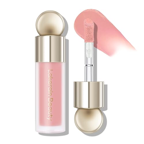 KYDA Rubor líquido, teñido mate para mejillas, acabado húmedo duradero, rubor cremoso suave de alto pigmento, cubierta ligera mezclable, rosa nude