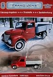 barkas framo pritsche PKW-Modell DDR-Pkw-Modell Framo Pritsche rot / Framo Jens Gr. ca. 1:64