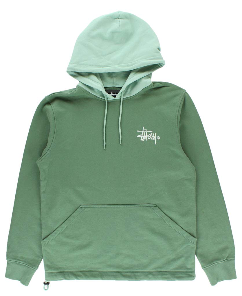 Stussy Two Tone Hoodie Mens Green X Large Desertcart Seychelles