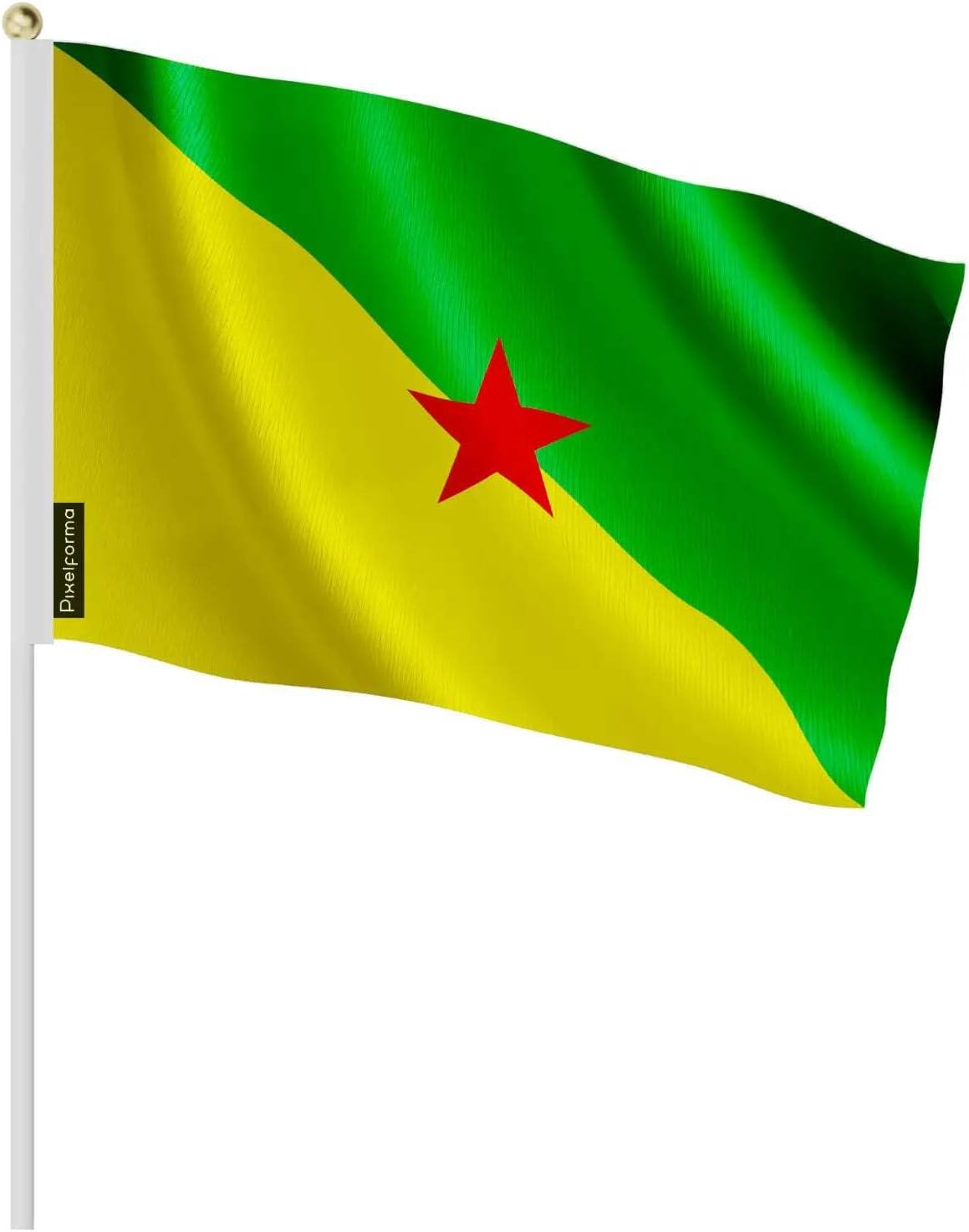 Pack of 100 Mini Guyana Flag 14 x 21 cm