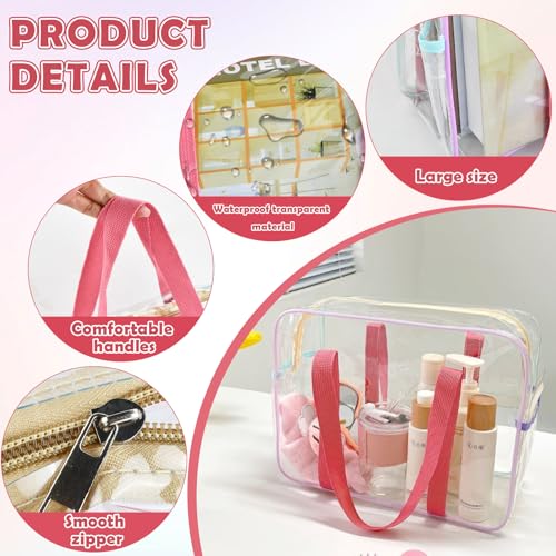 Miniatura 3 de Bolsa De Almacenamiento De Juguetes De Pvc, Bolsa De Almacenamiento De Juguetes De Pvc, 3 Unidades, Organizador De Maquillaje, Impermeable Con Asas Para Bloques De Construcción A