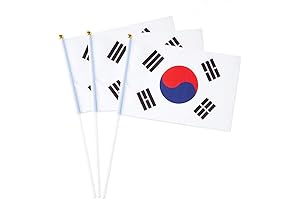 South Korea Hand Held Mini Korean Flags