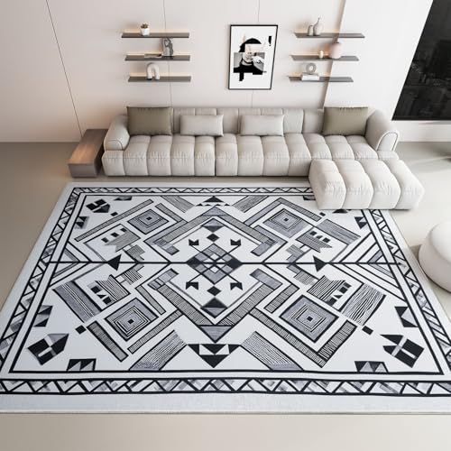 Alfombra lavable salón antideslizante que soluciona la limpieza: vintage 150x210 cm 4