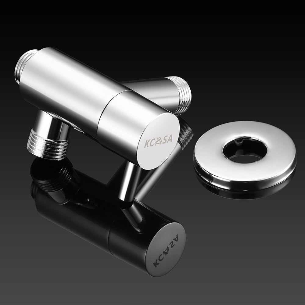 Rotation Switch Water Knockout Trap Three Way Angle Valve Bath Water Diverter