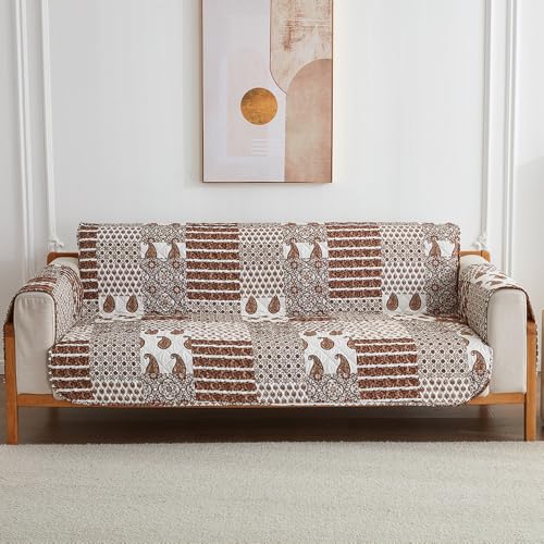 JinweiS カウチカバー プリントソファクッション 1シート リクライニングチェアカバー リビングルームソファ用 簡単フィット 洗える家具(フラワーカラー 21,20.86 x 74.0 cm)