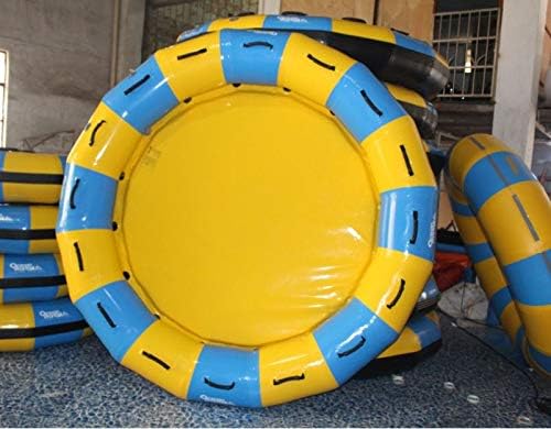 Inflatable 0.9mm PVC 6 Person 13ft Towable White Water Lazy River Raft with Pump